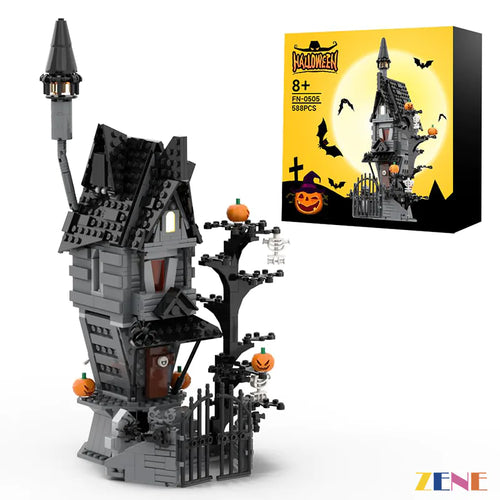 Lego Jack and Sally Haunted House Block Building Set