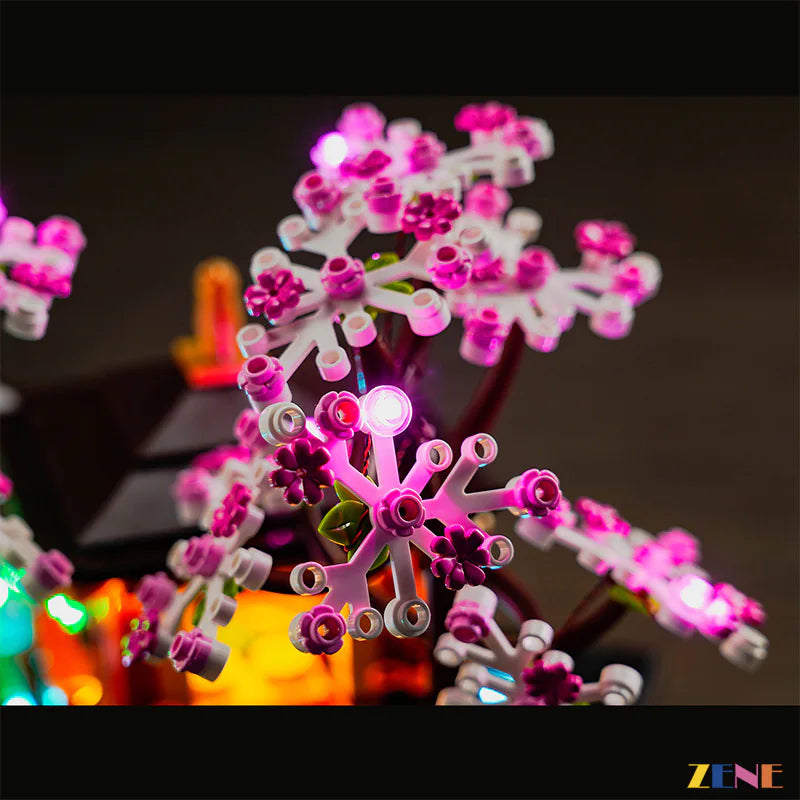 zene bricks Light Kit for LEGO ICONS Tranquil Garden #10315