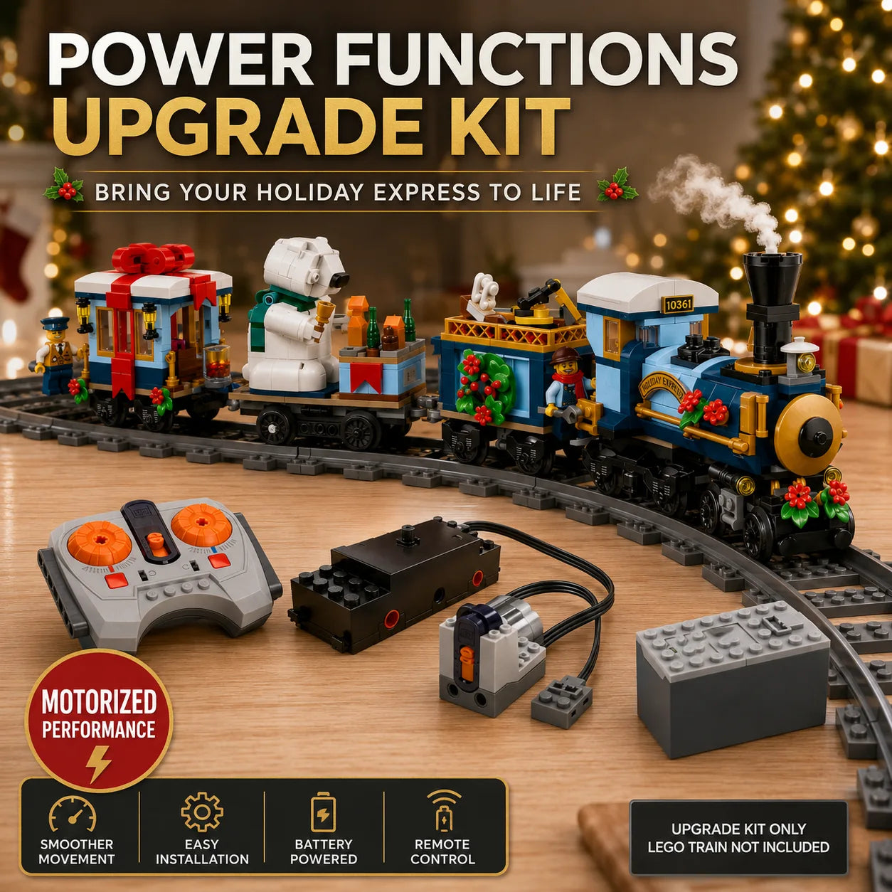 zene bricks Power Functions Kit for Holiday Express Train #10361