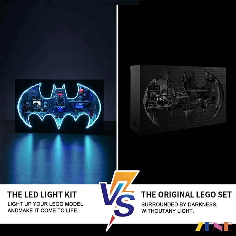 Light Kit for LEGO Batcave Shadow Box #76252 – ZENE