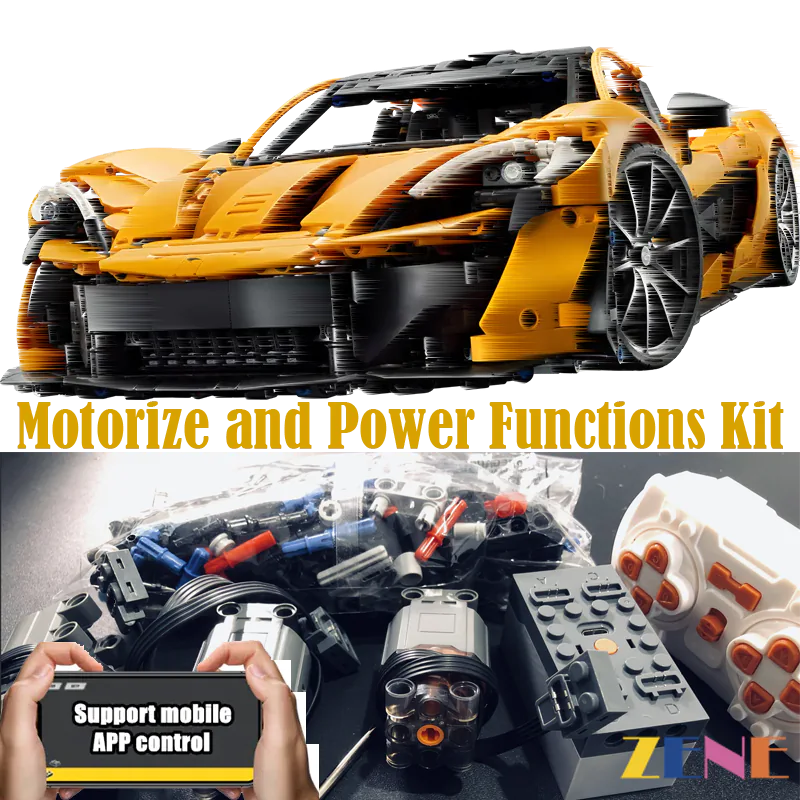 zene bricks Power Functions Kit for LEGO McLaren P1 #42172 RC Motorized