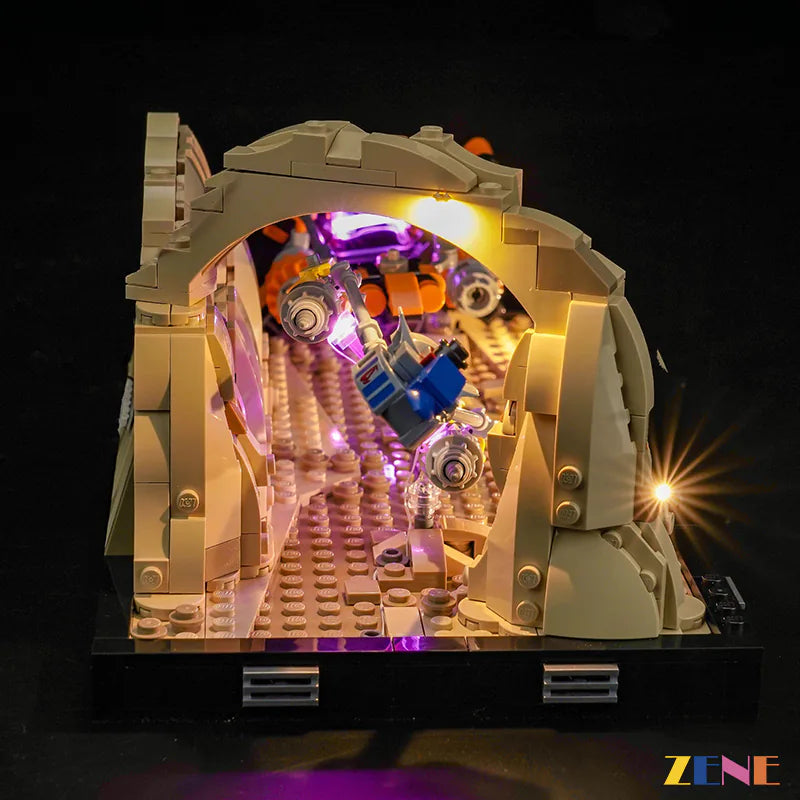 zene bricks Light Kit for LEGO Mos ESPA Podrace Diorama #75380 Star Wars