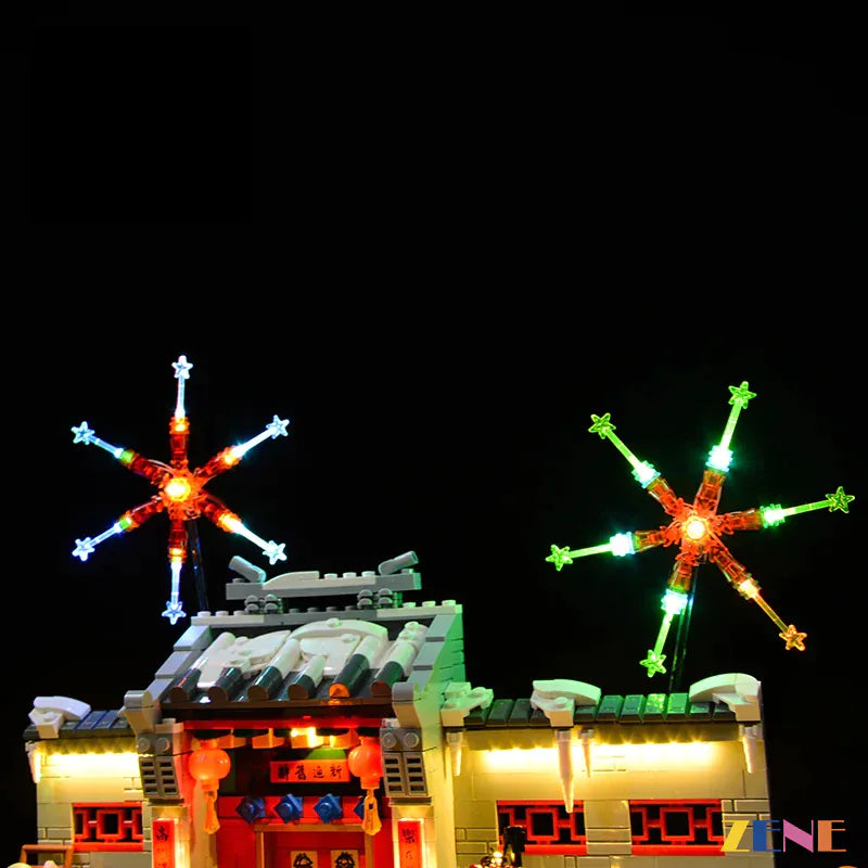 zene bricks Light Kit for LEGO Story of Nian #80106