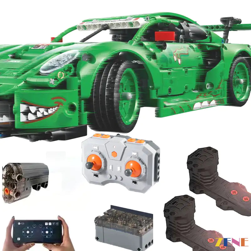 Power Functions Kit for LEGO Porsche 911 GT3 R REXY AO #42224 Motorized & Power Up
