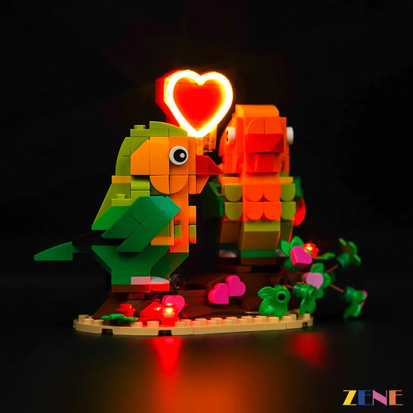 ZENE Bricks Valentine Lovebirds Light Kit
