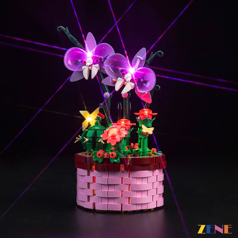 zene bricks Light Kit for LEGO Isabela's Flowerpot Disney #43237
