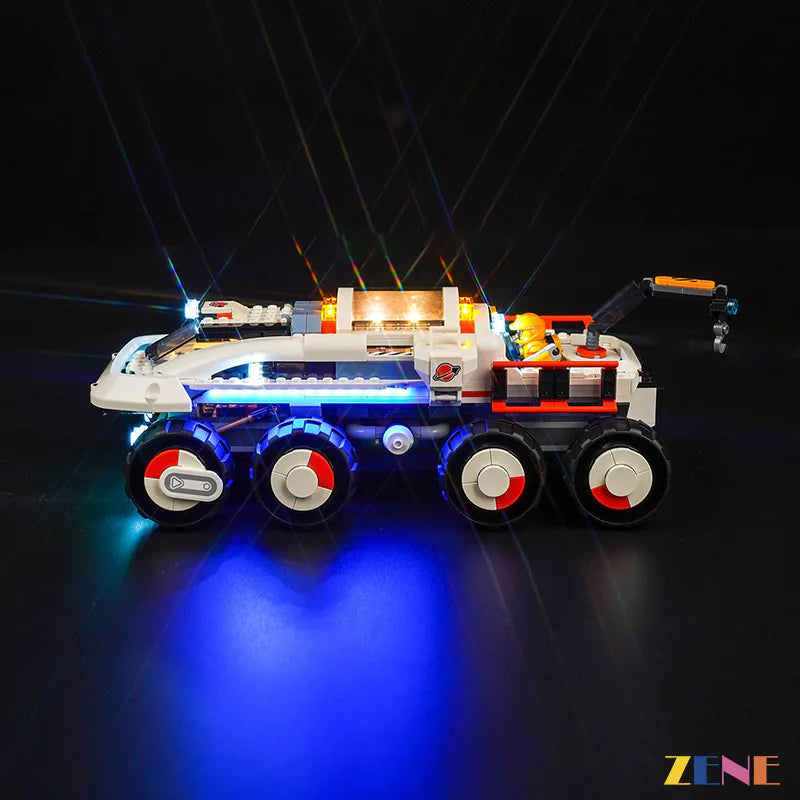 zene bricks Light Kit for LEGO Command Rover and Crane Loader #60432