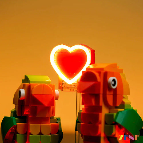 ZENE Bricks Lego 40522 Valentine Lovebirds