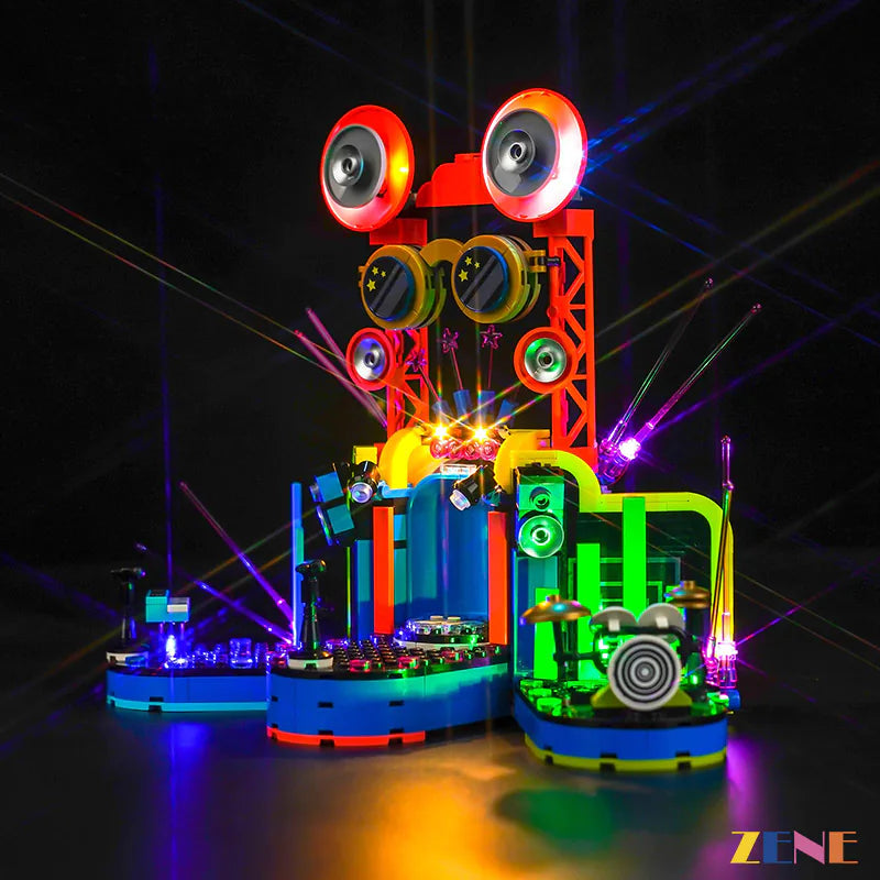 zene bricks Light Kit for LEGO Heartlake City Music Talent Show #42616