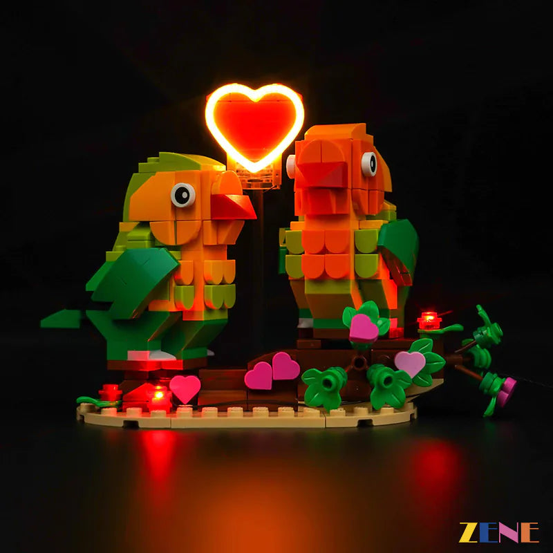 zene bricks Light Kit for Valentine Lovebirds #40522