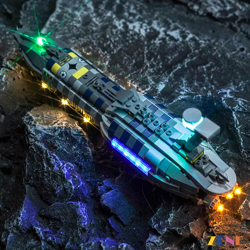 zene bricks Light Kit for LEGO Invisible Hand Star Wars #75377