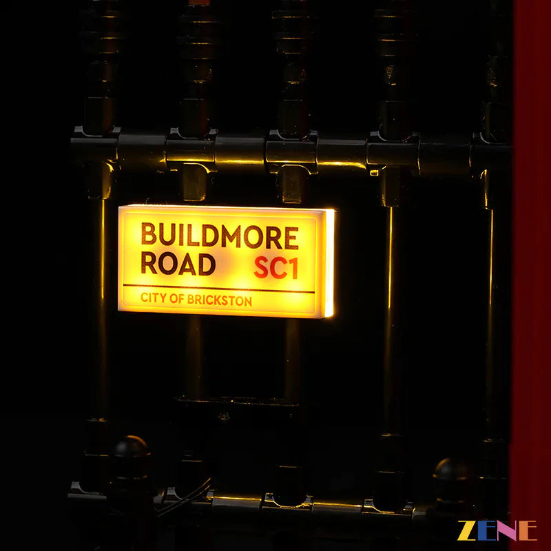 zene bricks Light Kit for LEGO Red London Telephone Box #21347