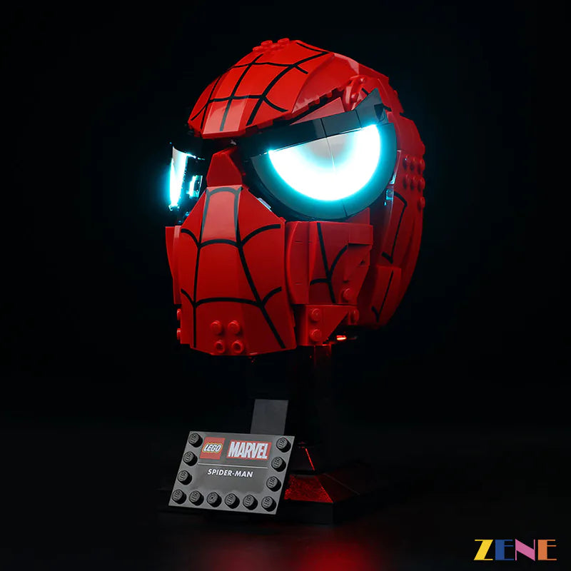 zene bricks Light Kit for LEGO Spider Man Mask #76285