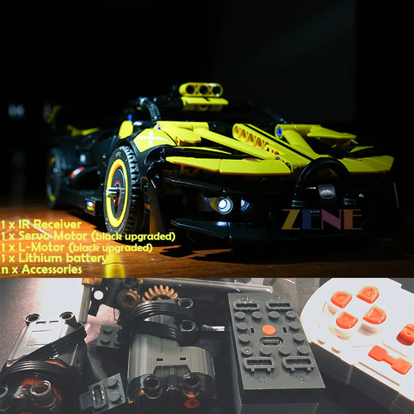 Kit Power Functions Technic 24 Pezzi – Set Di Ingranaggi E Accessori Per Costruzioni Motorizzate – Compatibile Con Sistemi Di Alimentazione