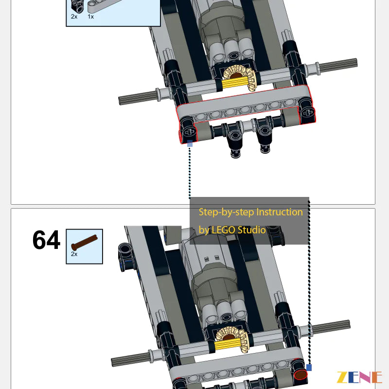 Power Functions for LEGO Bugatti Bolide Agile Blue 42162 RC