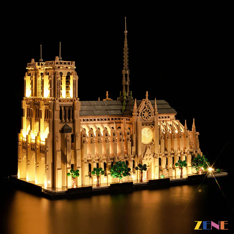 Lighting LEGO® Notre Dame de Paris #21061 – ZENE
