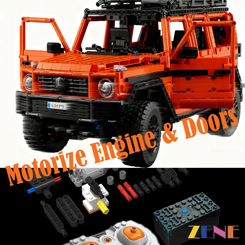 zene bricks Power Functions Kit for LEGO G500 Mercedes-Benz #42177 RC Motorized (Door Control)
