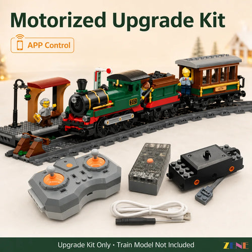 ZENE Bricks Motor Upgrade Kit for LEGO Vintage Steam Train #60511 Power Functions