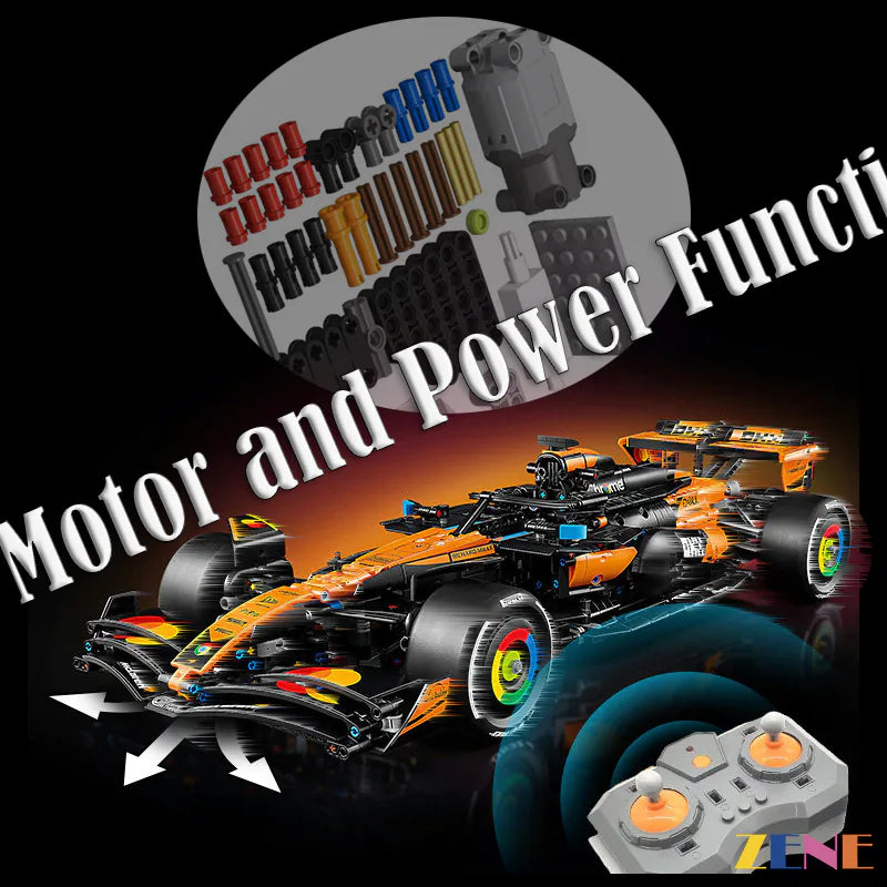 zene bricks Power Function for McLaren MCL39 F1 Car #42228