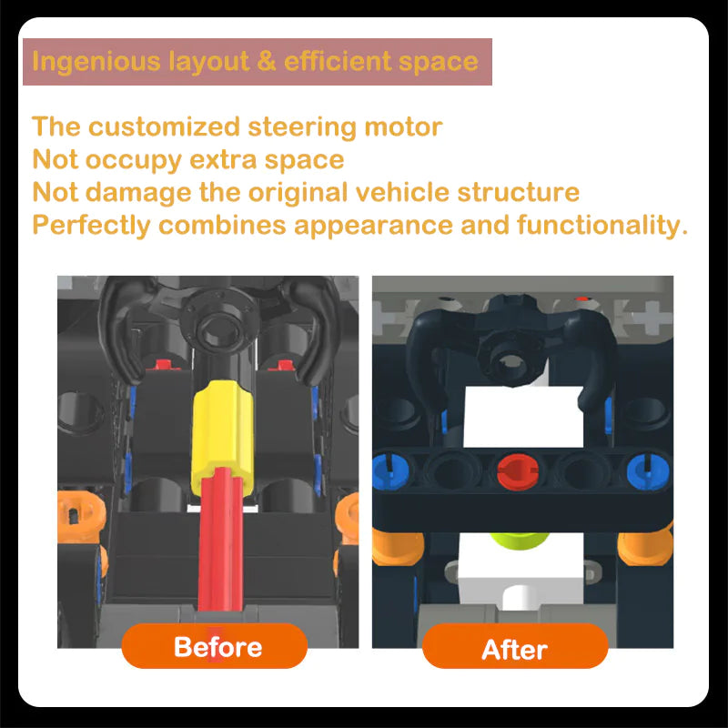 zene bricks Power Function for McLaren MCL39 F1 Car #42228