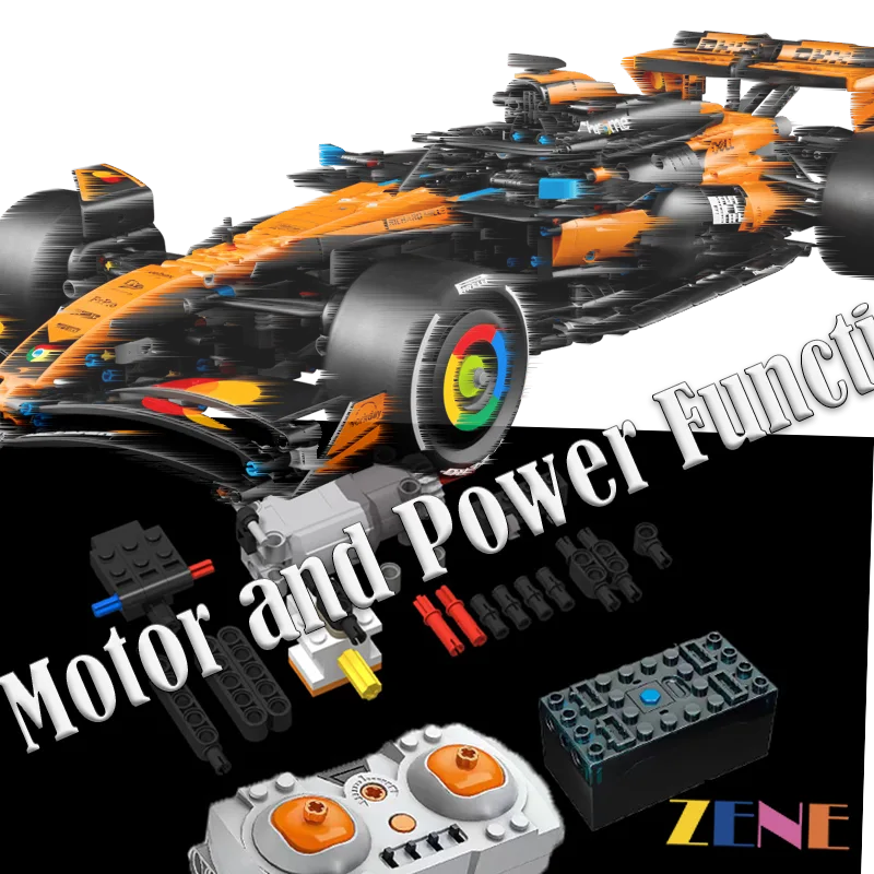 zene bricks Power Function for McLaren MCL39 F1 Car #42228