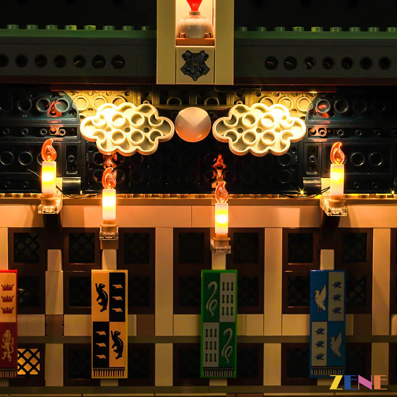 zene bricks Light Kit for Hogwarts Castle The Great Hall LEGO #76435 (Harry Potter)