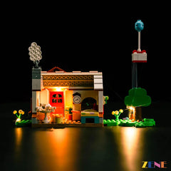 Light Kit for LEGO Isabelle's House Visit #77049