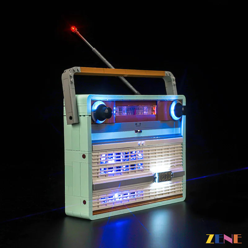 zene bricks Light Kit for LEGO Retro Radio #10334