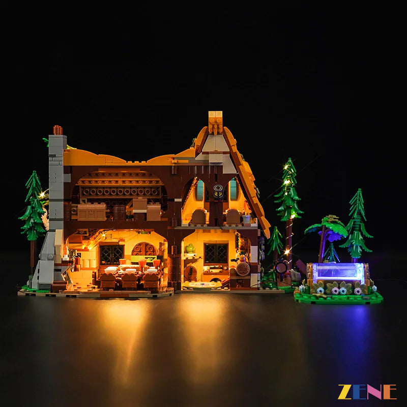 zene bricks Light Kit for LEGO® Snow White Cottage #43242