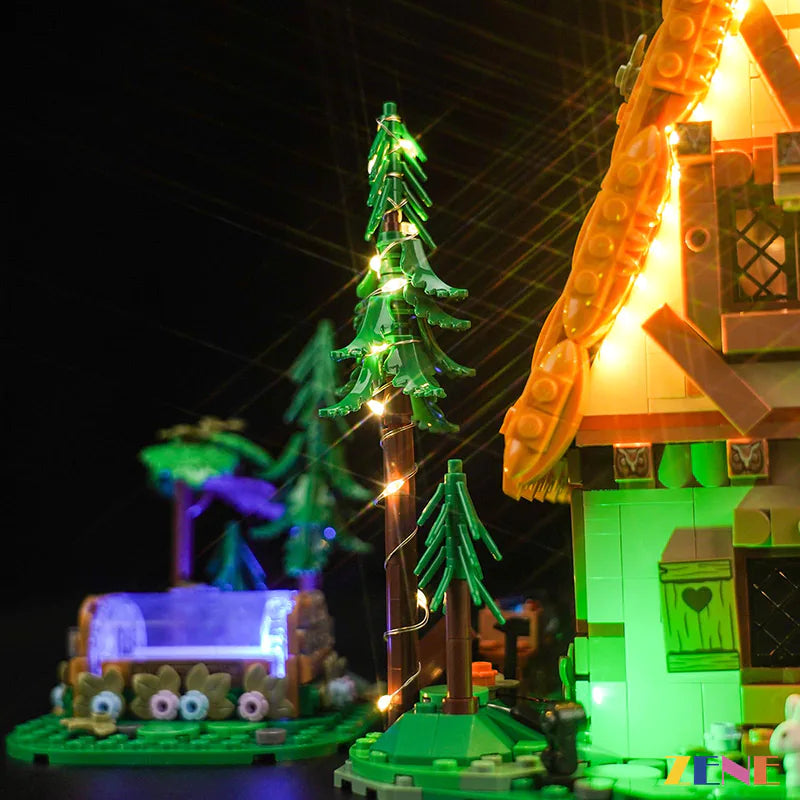 zene bricks Light Kit for LEGO® Snow White Cottage #43242