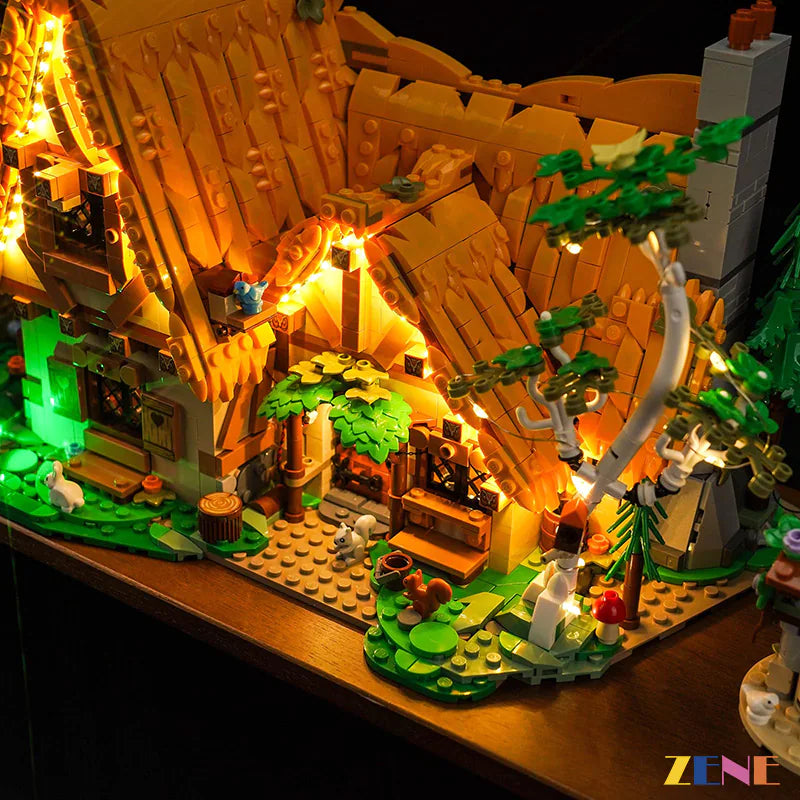 zene bricks Light Kit for LEGO® Snow White Cottage #43242