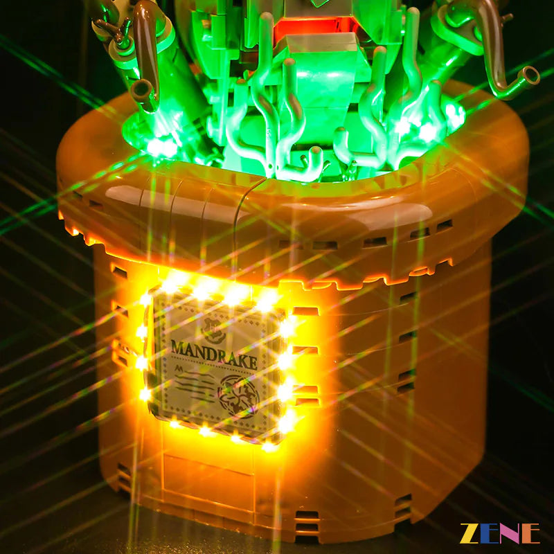 zene bricks Light Kit for LEGO Mandrake #76433 Harry Potter