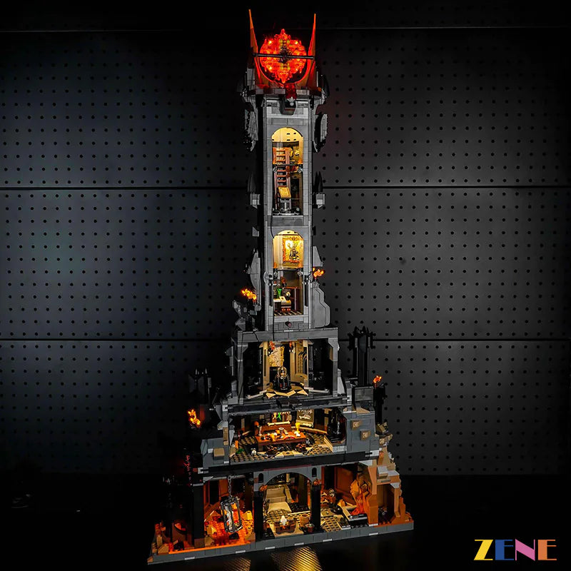 zene bricks Light Kit for LEGO Barad dur Tower the Lord of the Rings #10333