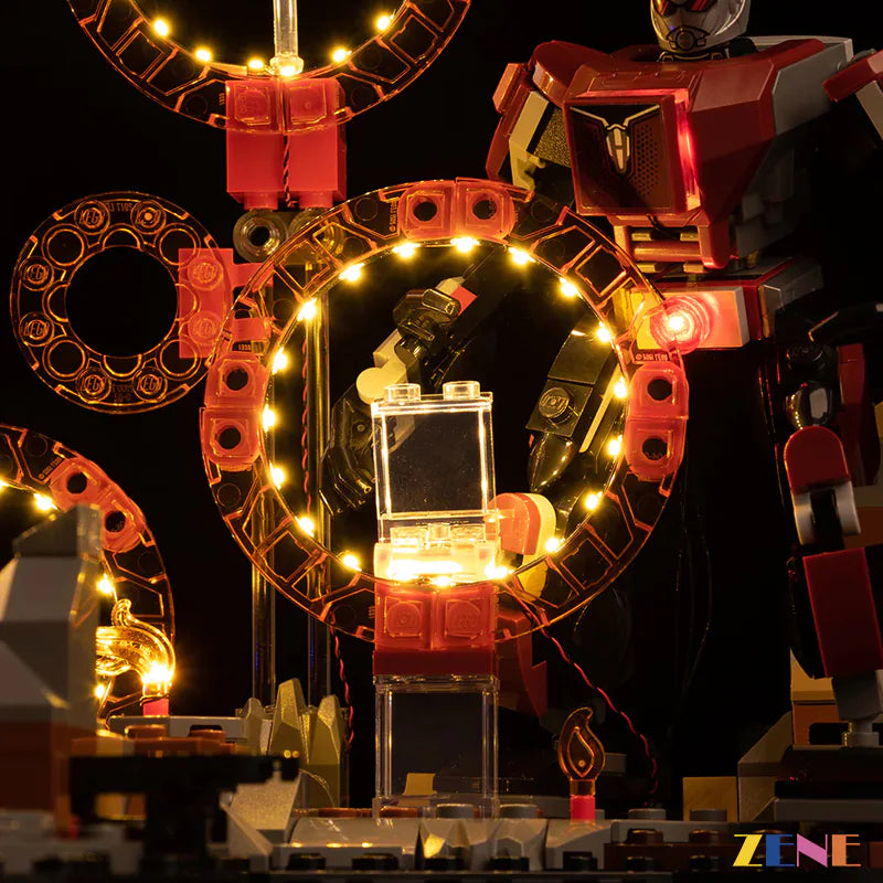 zene bricks Light Kit for LEGO Avengers: Endgame Final Battle 76323