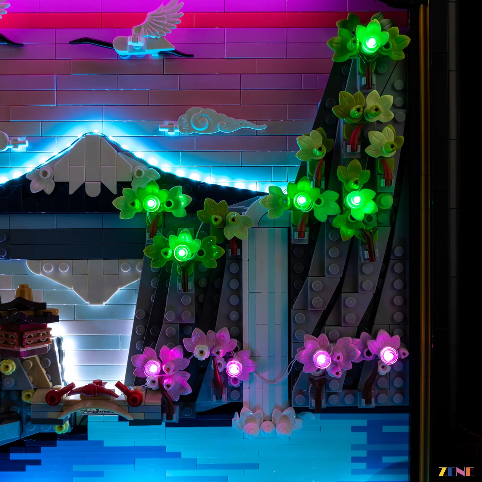 zene bricks LEGO Japanese Cherry Blossom Landscape #31218