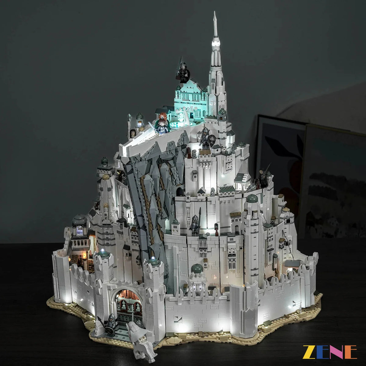 ZENE Bricks Light Kit for LEGO Minas Tirith #11377 (White Ver.)