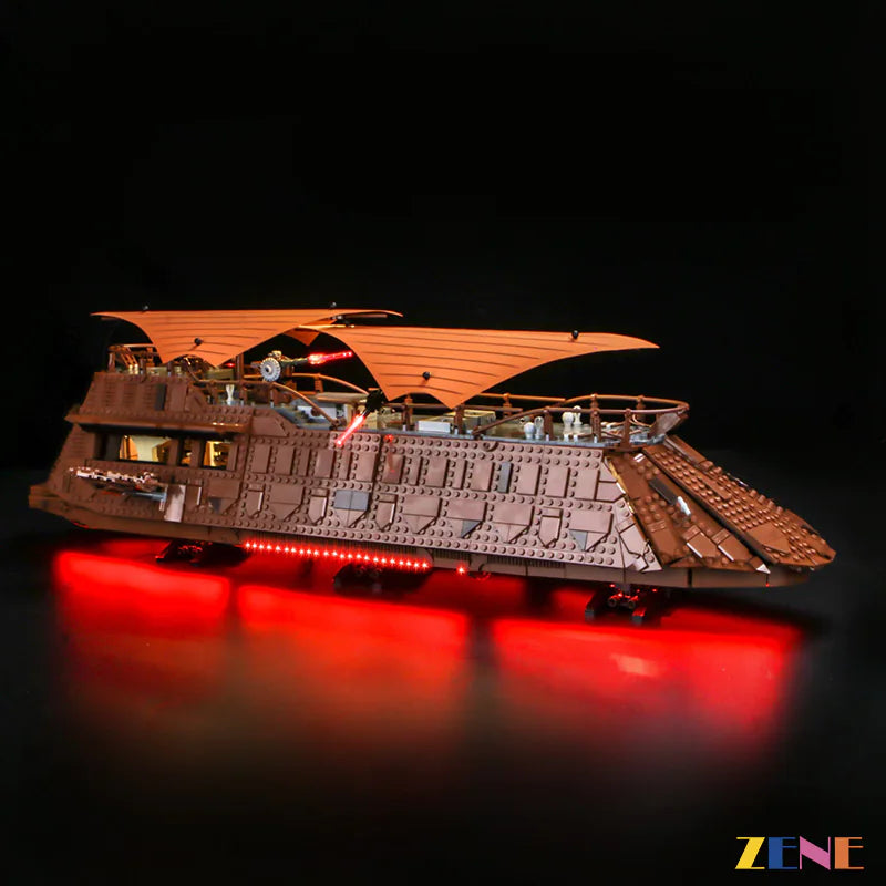 zene bricks Light Kit for LEGO Star Wars Jabba s Sail Barge #75397