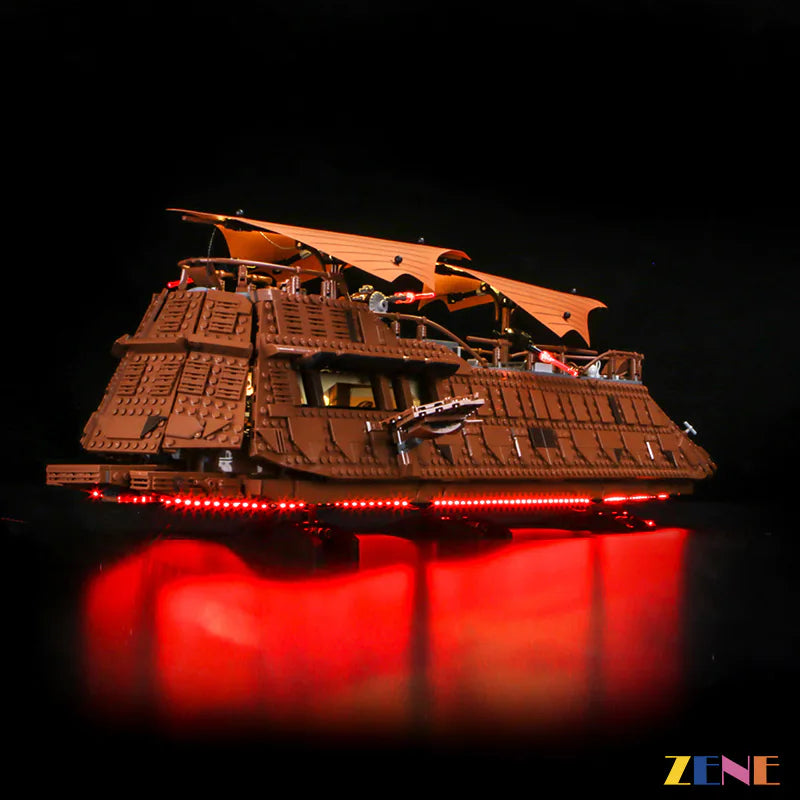 zene bricks Light Kit for LEGO Star Wars Jabba s Sail Barge #75397