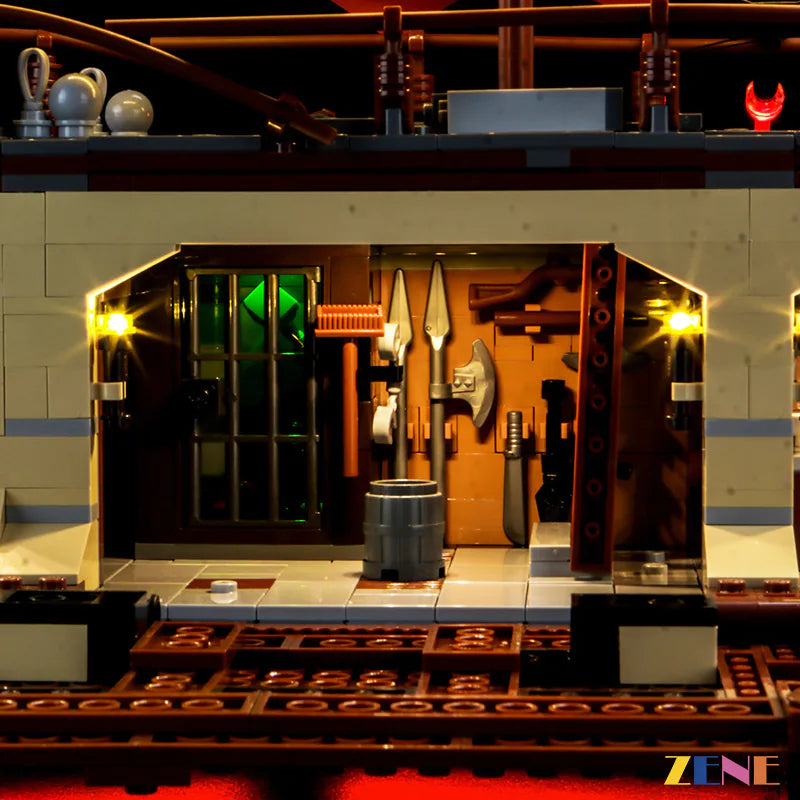 zene bricks Light Kit for LEGO Star Wars Jabba s Sail Barge #75397