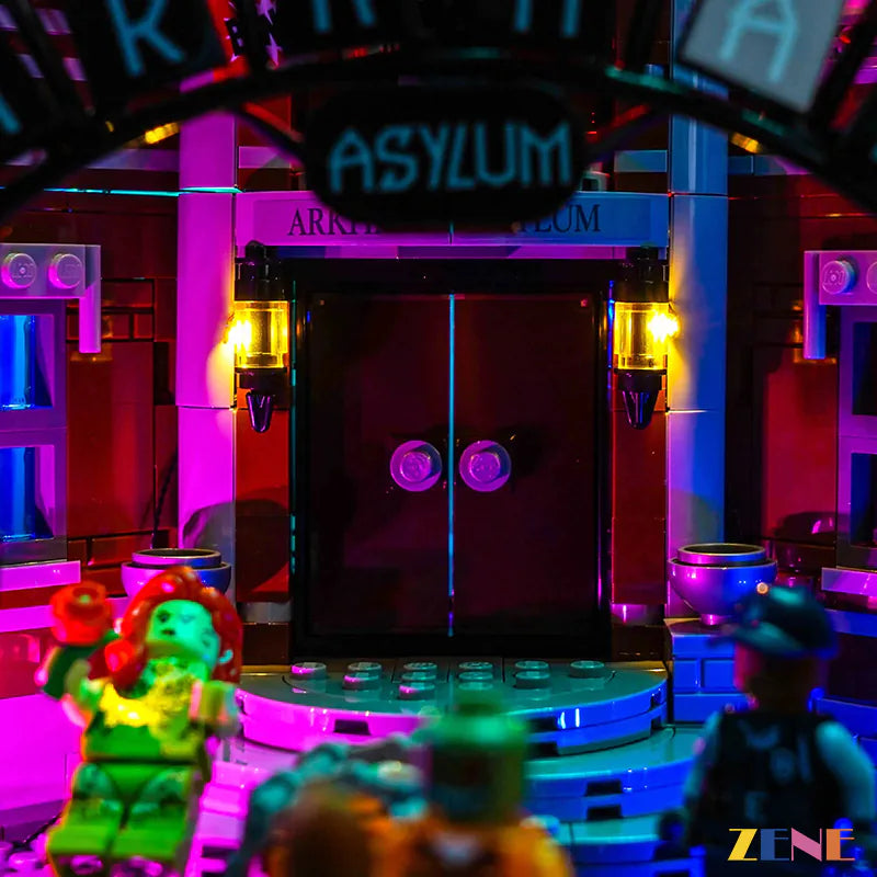 zene bricks LEGO Arkham Asylum Light Kit for #76300
