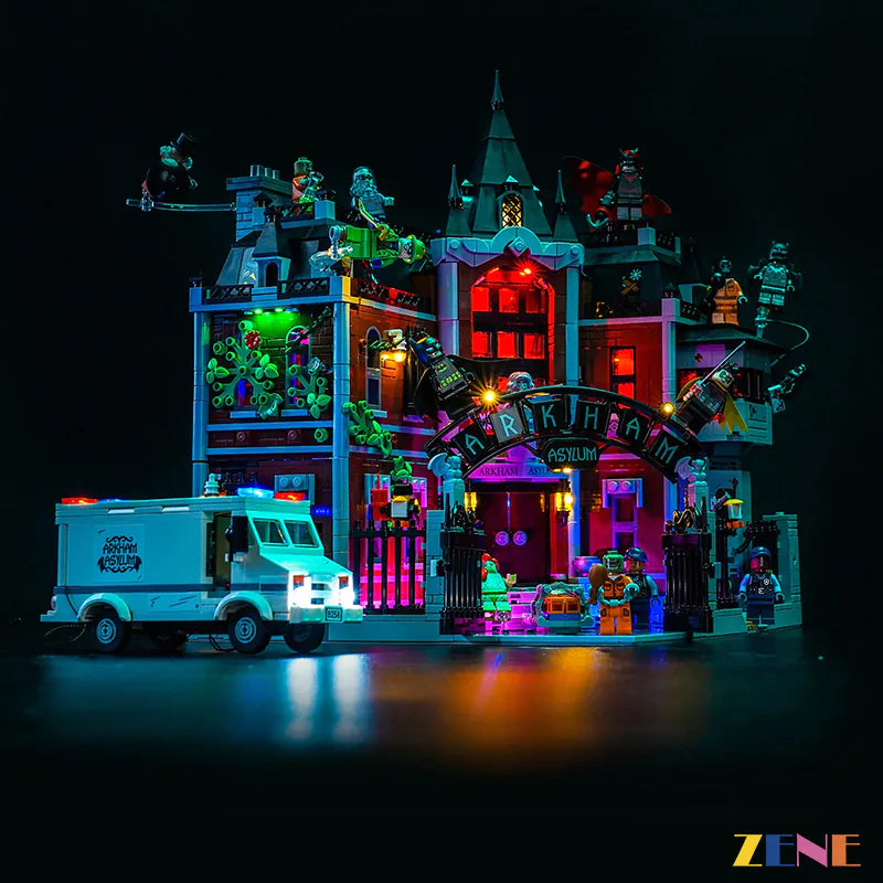 zene bricks LEGO Arkham Asylum Light Kit for #76300