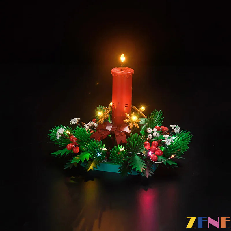 zene bricks Light Kit for LEGO Christmas Table Decoration #40743