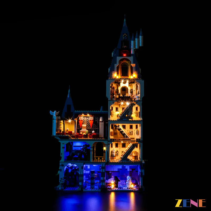 zene bricks Light Kit for LEGO The Main Tower Hogwarts Castle #76454