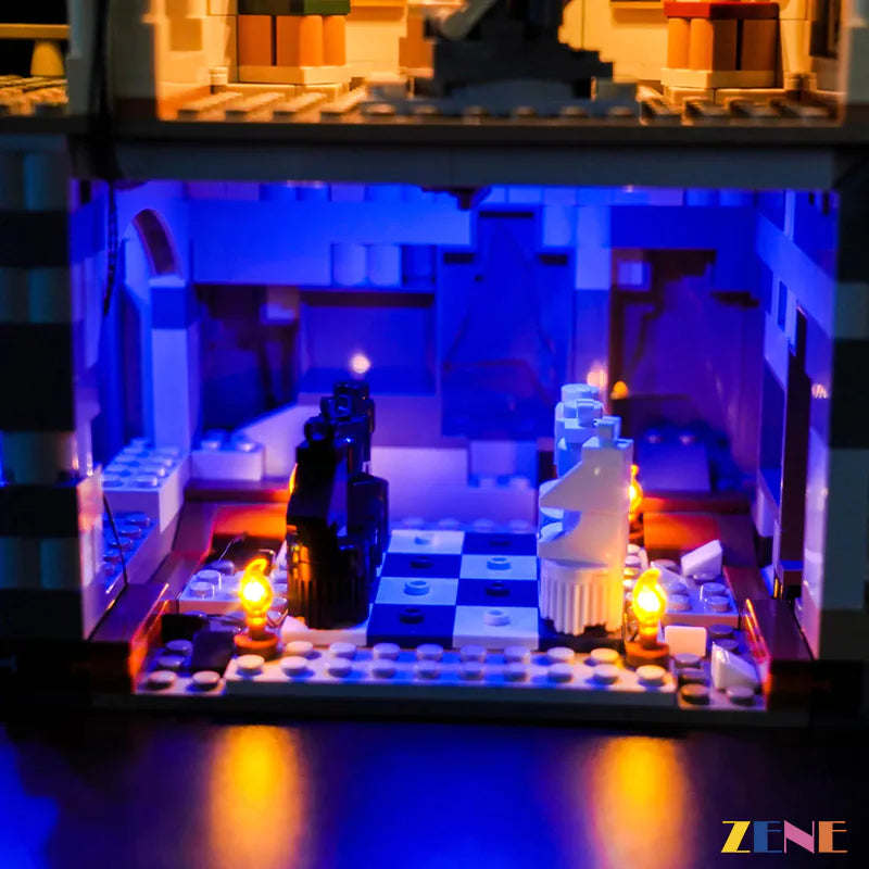zene bricks Light Kit for LEGO The Main Tower Hogwarts Castle #76454
