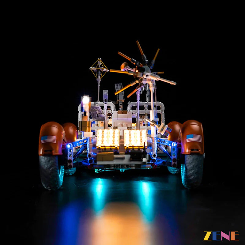 zene bricks Light Kit for LEGO NASA Apollo Lunar Roving Vehicle - LRV #42182