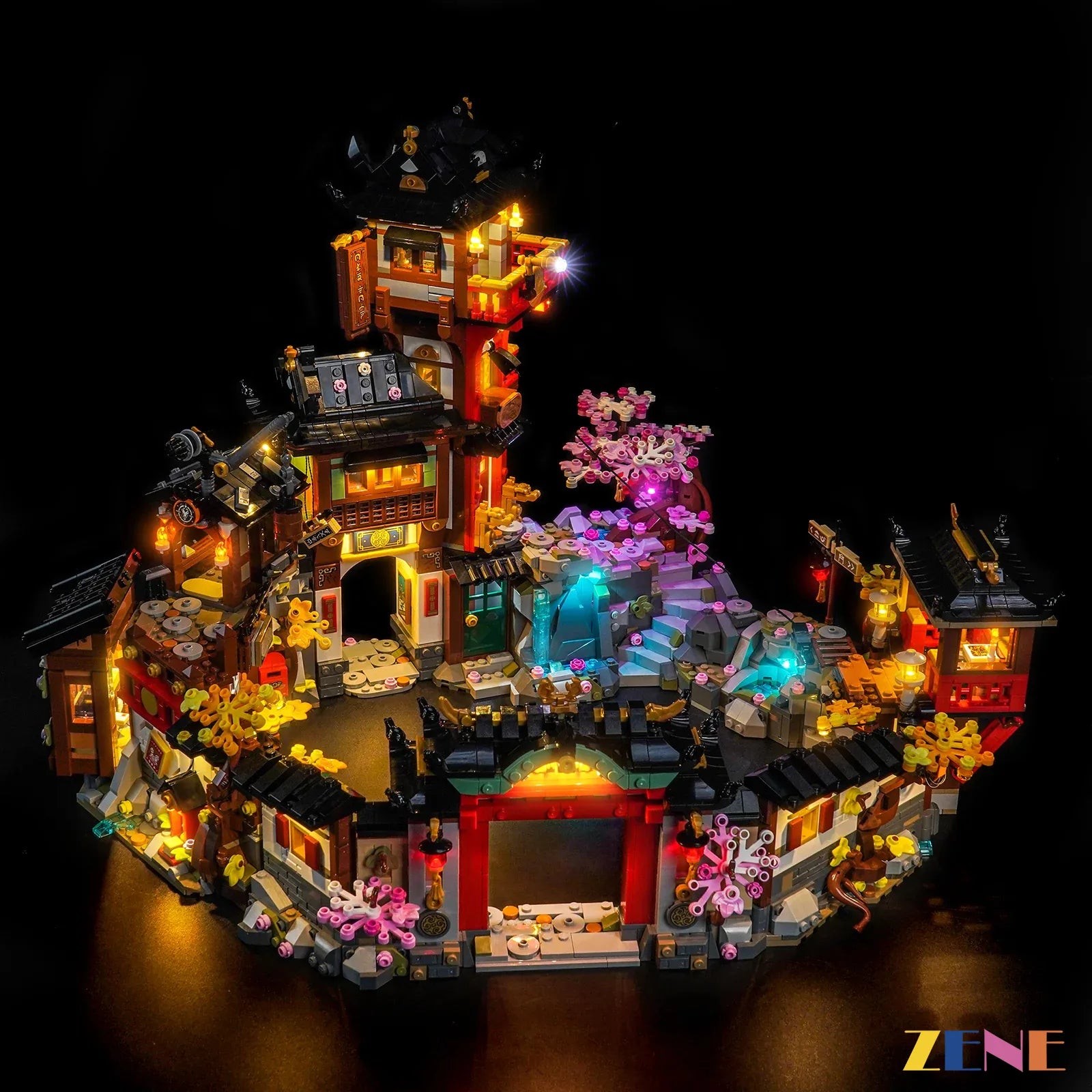 zene bricks LEGO NINJAGO The Old Town 15th Anniversary Light Kit for #71861