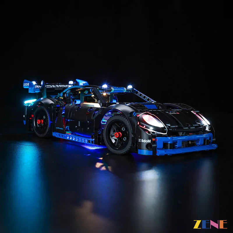 zene bricks Light Kit for LEGO Porsche GT4 e-Performance Race Car #42176