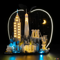 Light Kit for LEGO New York City - The Big Apple #21066