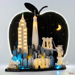 Light Kit for LEGO New York City - The Big Apple #21066