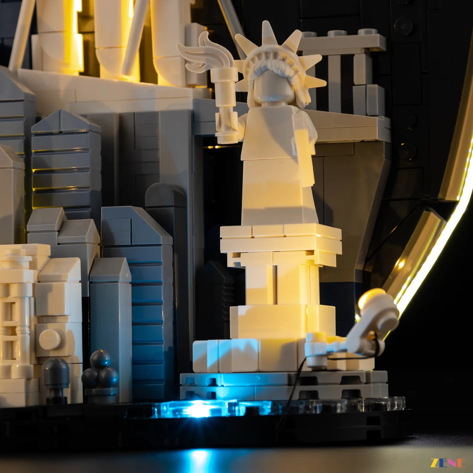 zene bricks Light Kit for LEGO New York City - The Big Apple #21066